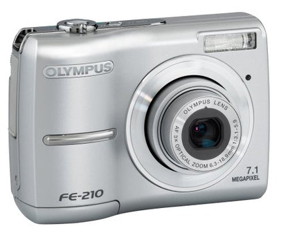 OM SYSTEM OLYMPUS Stylus FE-210 7MP Digital Camera with Digital Image Stabilized 3x Optical Zoom