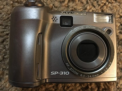 OM SYSTEM OLYMPUS SP-310 7.1MP Digital Camera with 3x Optical Zoom (Silver)