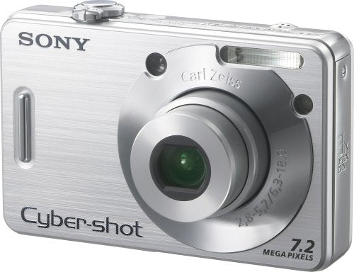 Sony Cybershot DSCW70 7.2MP Digital Camera with 3x Optical Zoom