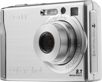 Sony Cybershot DSCW90 8MP Digital Camera with 3x Optical Zoom and Super Steady Shot (Silver)