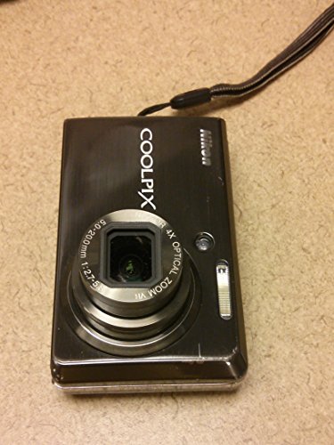 Nikon Coolpix S600 10MP Digital Camera with 4x Wide Angle Optical Zoom with Vibration Reduction (Slate Black)