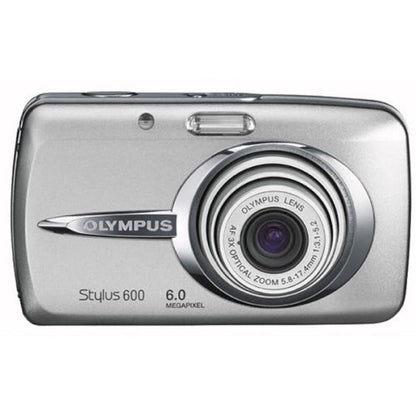 OM SYSTEM OLYMPUS Stylus 600 6MP Digital Camera with 3x Optical Zoom