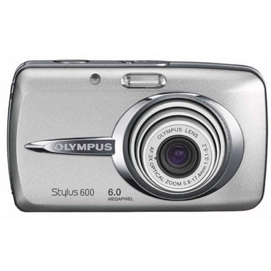 OM SYSTEM OLYMPUS Stylus 600 6MP Digital Camera with 3x Optical Zoom