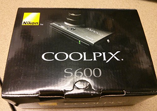 Nikon Coolpix S600 10MP Digital Camera with 4x Wide Angle Optical Zoom with Vibration Reduction (Slate Black)