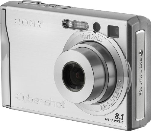 Sony Cybershot DSCW90 8MP Digital Camera with 3x Optical Zoom and Super Steady Shot (Silver)
