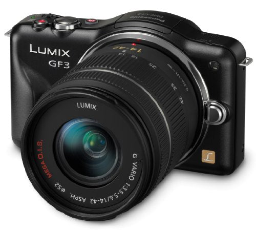 Panasonic Lumix DMC-GF3K 12 MP Micro 4/3 Mirrorless Digital Camera with 3-Inch Touch-Screen LCD and 14-42mm Zoom Lens