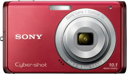 Sony Cybershot DSC-W180 10.1MP Digital Camera with 3x SteadyShot Stabilized Zoom and 2.7-inch LCD (Red)