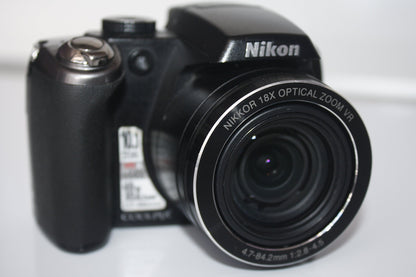 Nikon Coolpix P80 10.1MP Digital Camera with 18x Wide Angle Optical Vibration Reduction Zoom (Black)