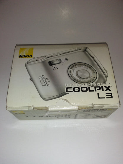 Nikon Coolpix L3 5.1MP Digital Camera with 3x Optical Zoom